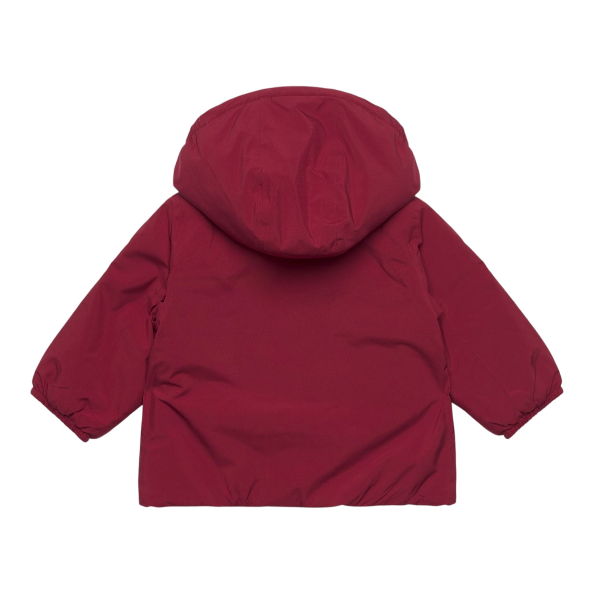 K-Way Giubbino tinta unita Foderato con Zip E Cappuccio Rosso per Neonata K4137WWN ROSSO K-WAY 