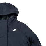 K-Way Giubbino tinta unita Foderato con Zip E Cappuccio Blu per Bambino K4137WWX BLU K-WAY 