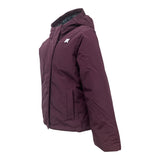 K-Way Giubbino tinta unita Foderato con Zip E Cappuccio Viola per Bambina K4137WWXXXA VIOLA K-WAY 