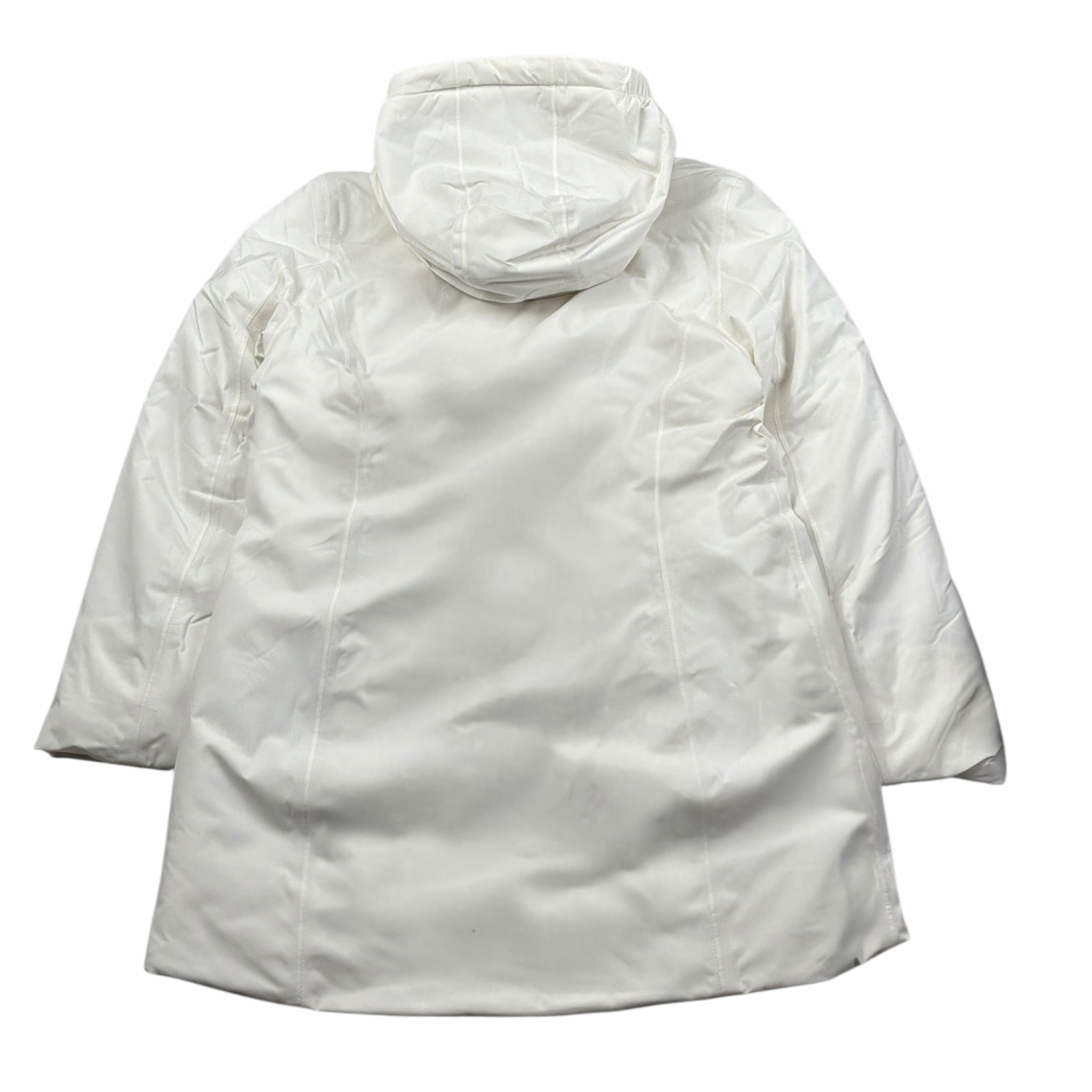K-Way Giubbino tinta unita con Cappuccio Panna per Bambina K41383W PANNA K-WAY 