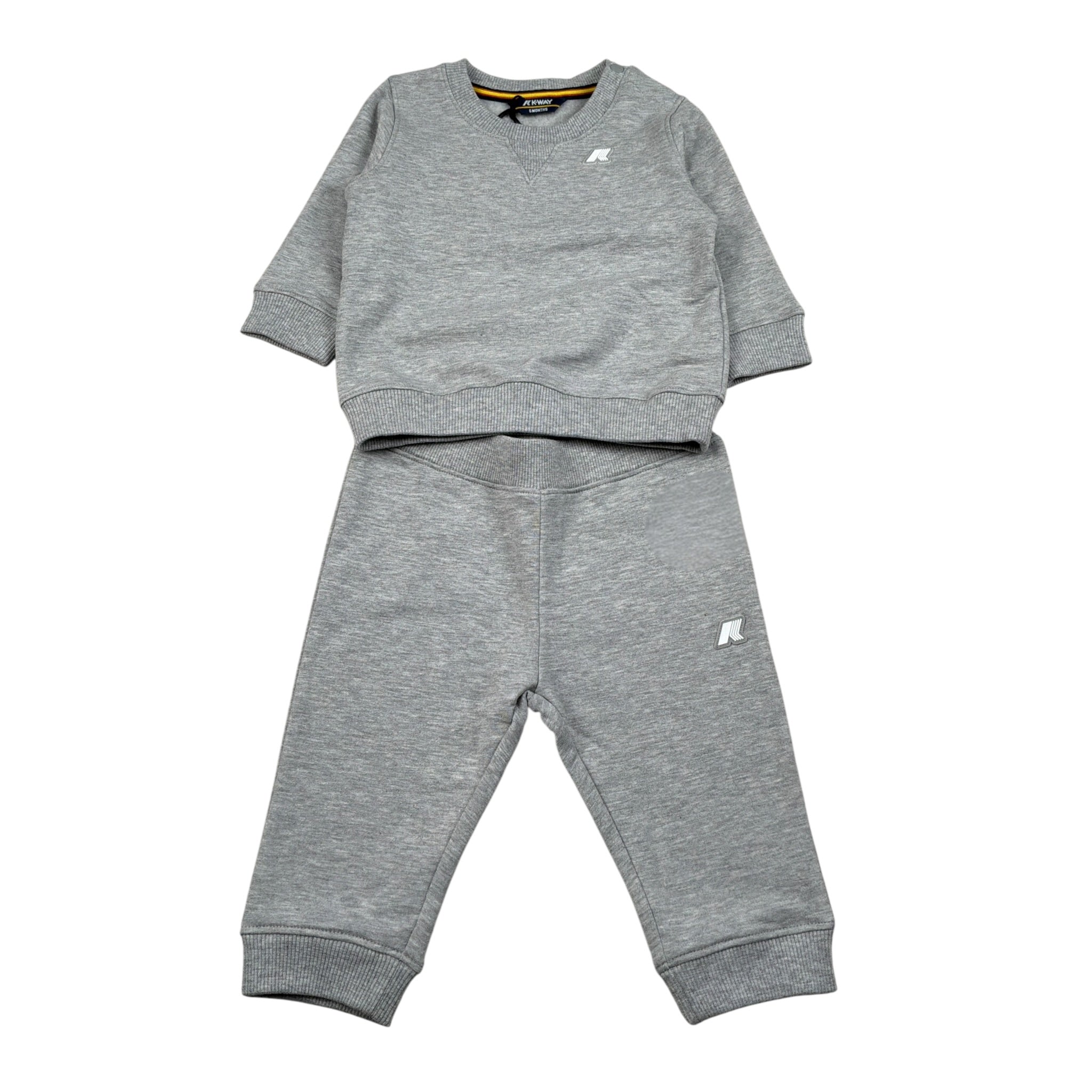 K-Way Completo 2 Pezzi Felpa-Pantalone Grigio per Neonato K41384WO GRIGIO K-WAY 