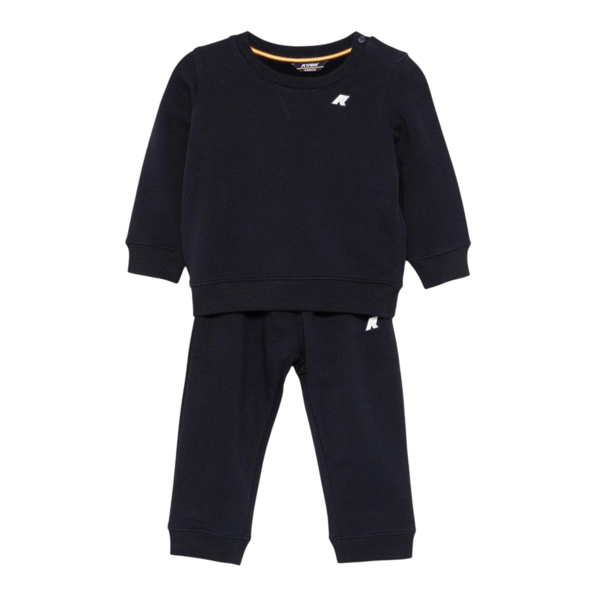 K-Way Completo 2 Pezzi Felpa-Pantalone Blu per Neonato K41384WOX BLU K-WAY 