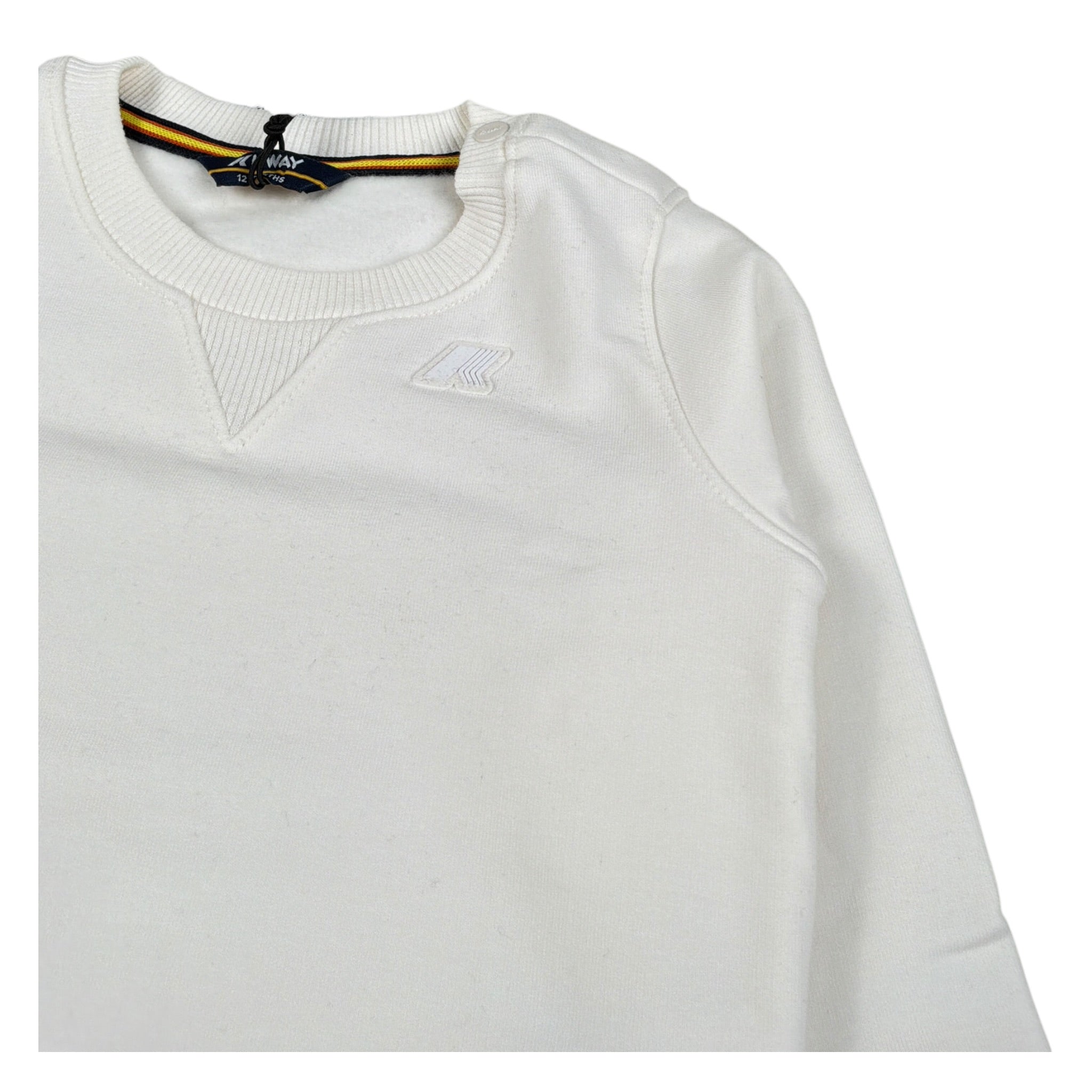 K-Way Completo 2 Pezzi Felpa-Pantalone Panna per Neonata K41384WX PANNA K-WAY 