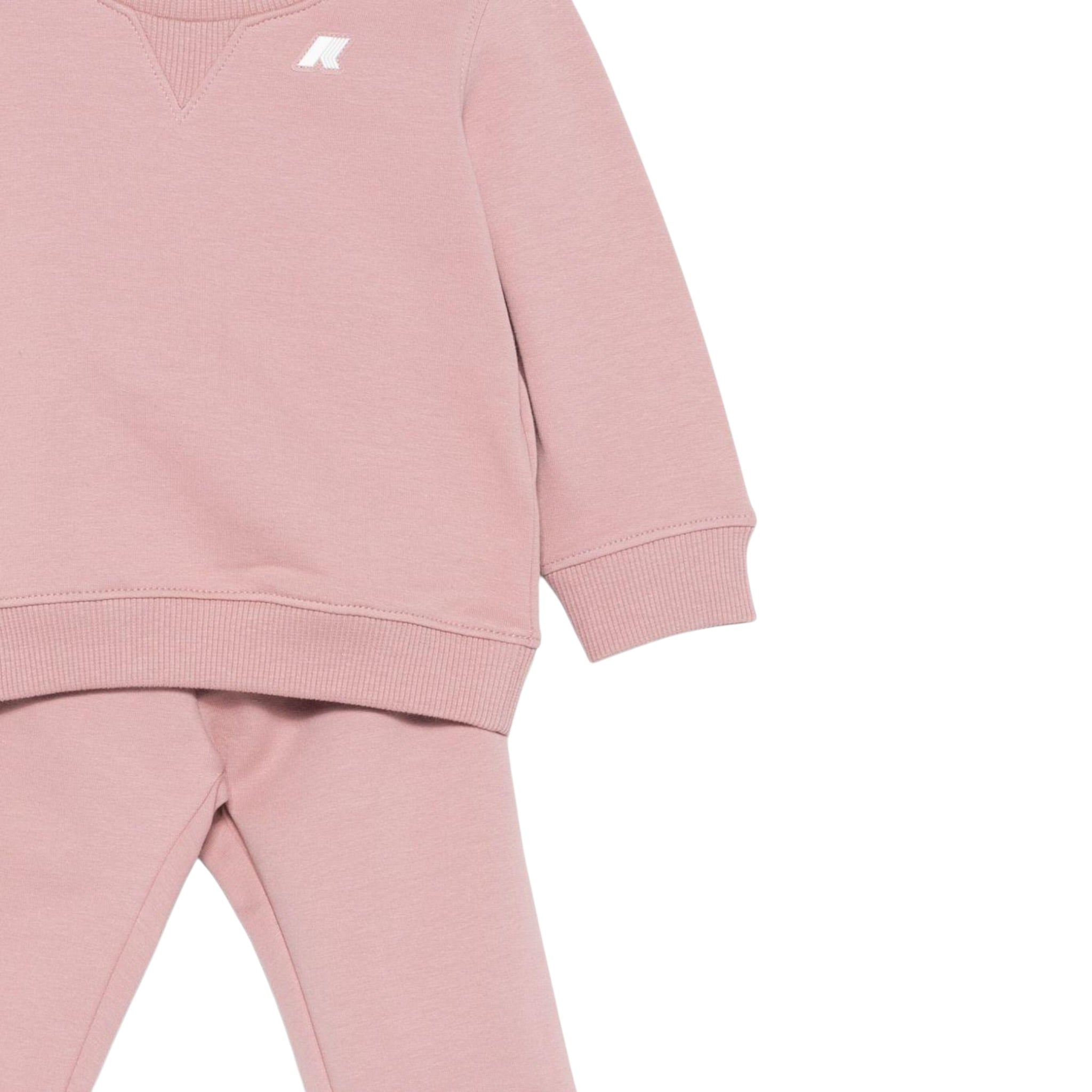 K-Way Completo 2 Pezzi Felpa-Pantalone Rosa per Neonata K41384WX ROSA K-WAY 