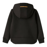 K-Way Felpa con Zip E Cappuccio tinta unita In Collaborazione con Il Gufo Nero per Bambino K4141DW NERO K-WAY 
