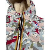 K-Way Giubbino Stampa Fantasia con Cappuccio Rosa per Neonata K41467WA ROSA K-WAY 