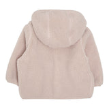 K-Way Giubbino tinta unita In Pelliccia con Zip E Cappuccio Rosa per Neonata K41478W ROSA K-WAY 