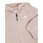 K-Way Giubbino tinta unita In Pelliccia con Zip E Cappuccio Rosa per Neonata K41478W ROSA K-WAY 