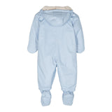 K-Way Eskimo tinta unita con Cappuccio Azzurro per Neonato K51218W AZZURRO K-WAY 