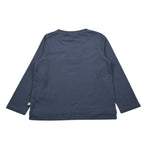 K-Way Shirt Girocollo tinta unita con Logo Blu per Bambina K5122TW BLU K-WAY 