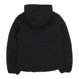 K-Way Giubbino Reversibile Lungo con Zip E Cappuccio Nero/Bianco per Bambino K5123QWO NERO/BIANCO K-WAY 