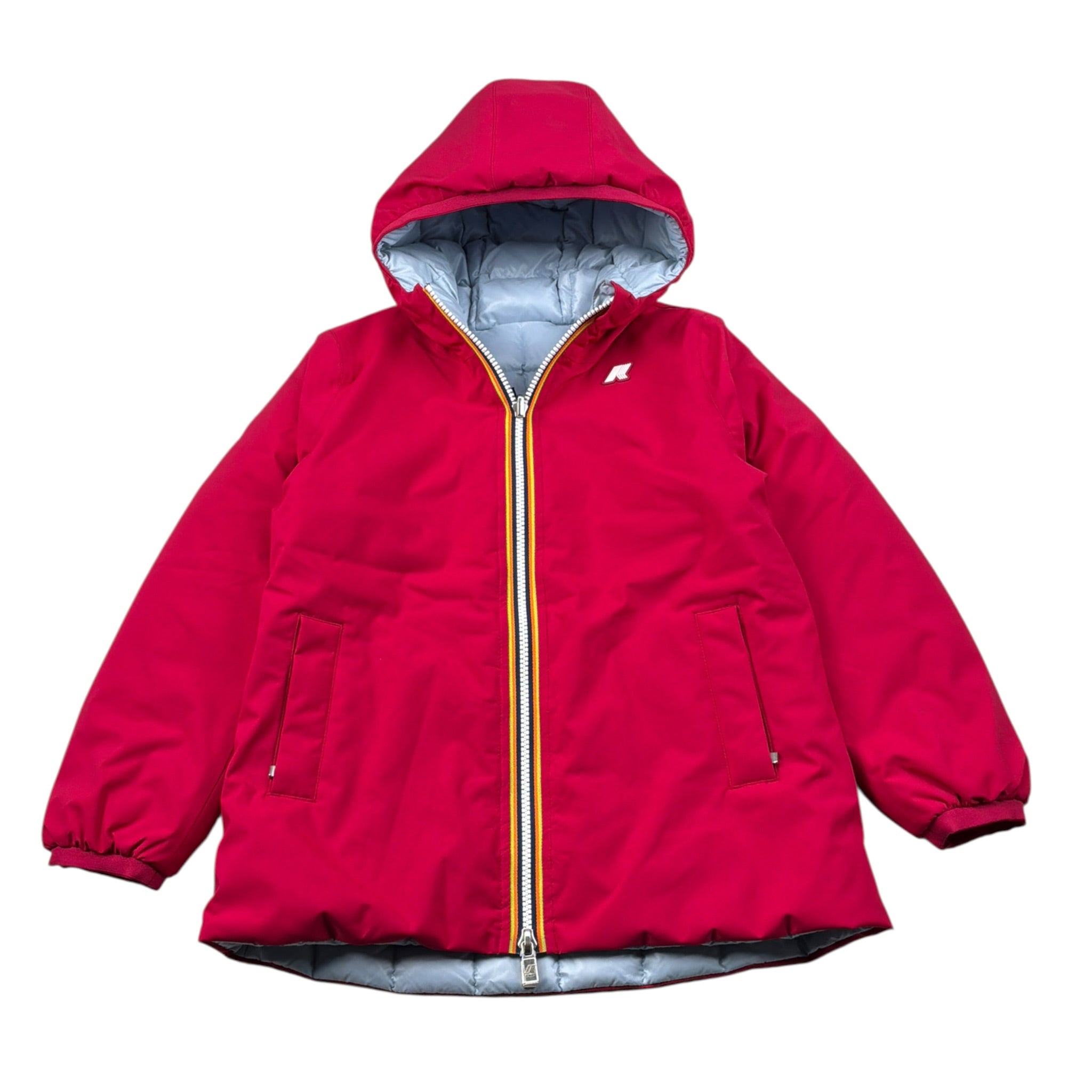 K-Way Giubbino Reversibile Bicolore Azzurro/Fuxia per Bambina K5123RW AZZURRO/FUXIA K-WAY 
