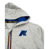 K-Way Felpa con Zip E Cappuccio tinta unita Beige per Bambino K51323W BEIGE K-WAY 