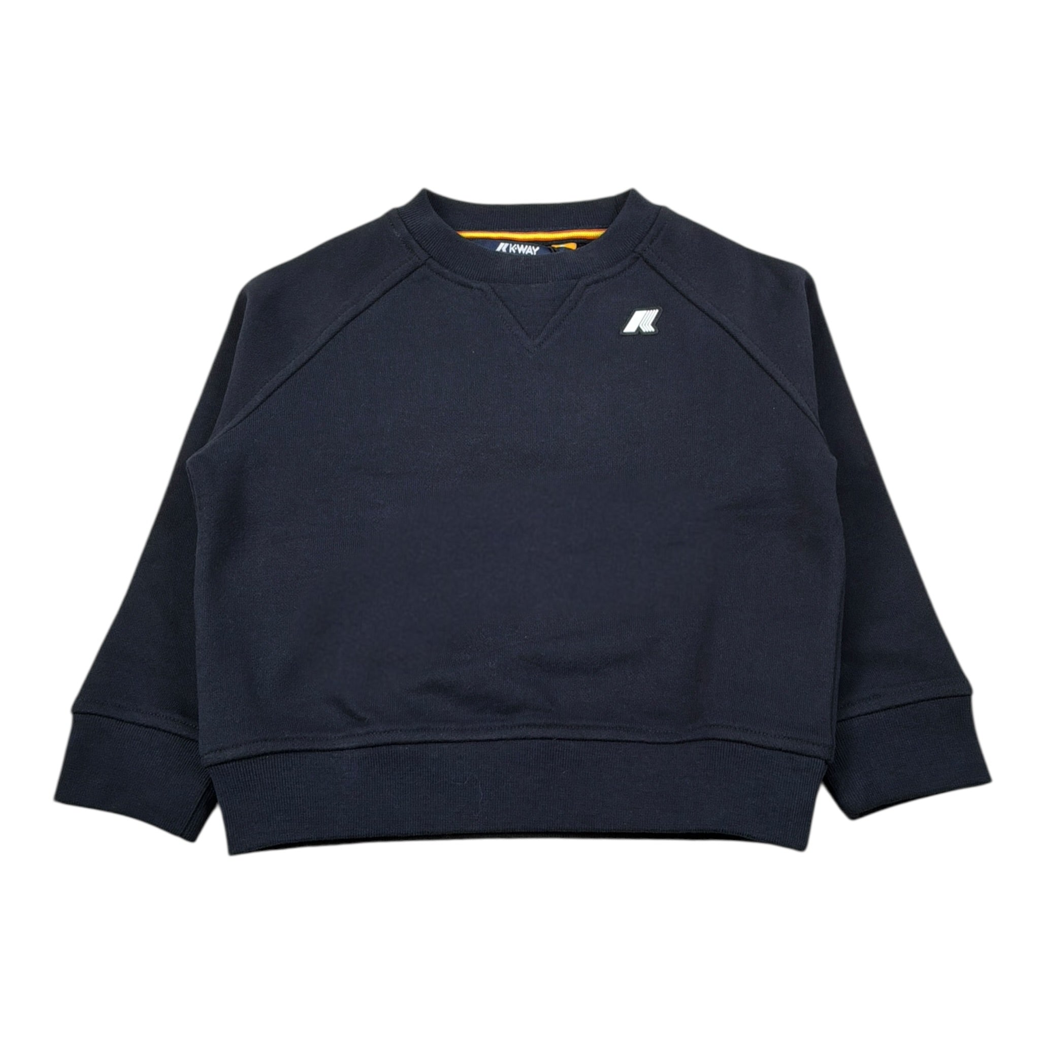 K-Way Felpa Chiusa Girocollo tinta unita Blu per Bambino K51348W BLLU K-WAY 