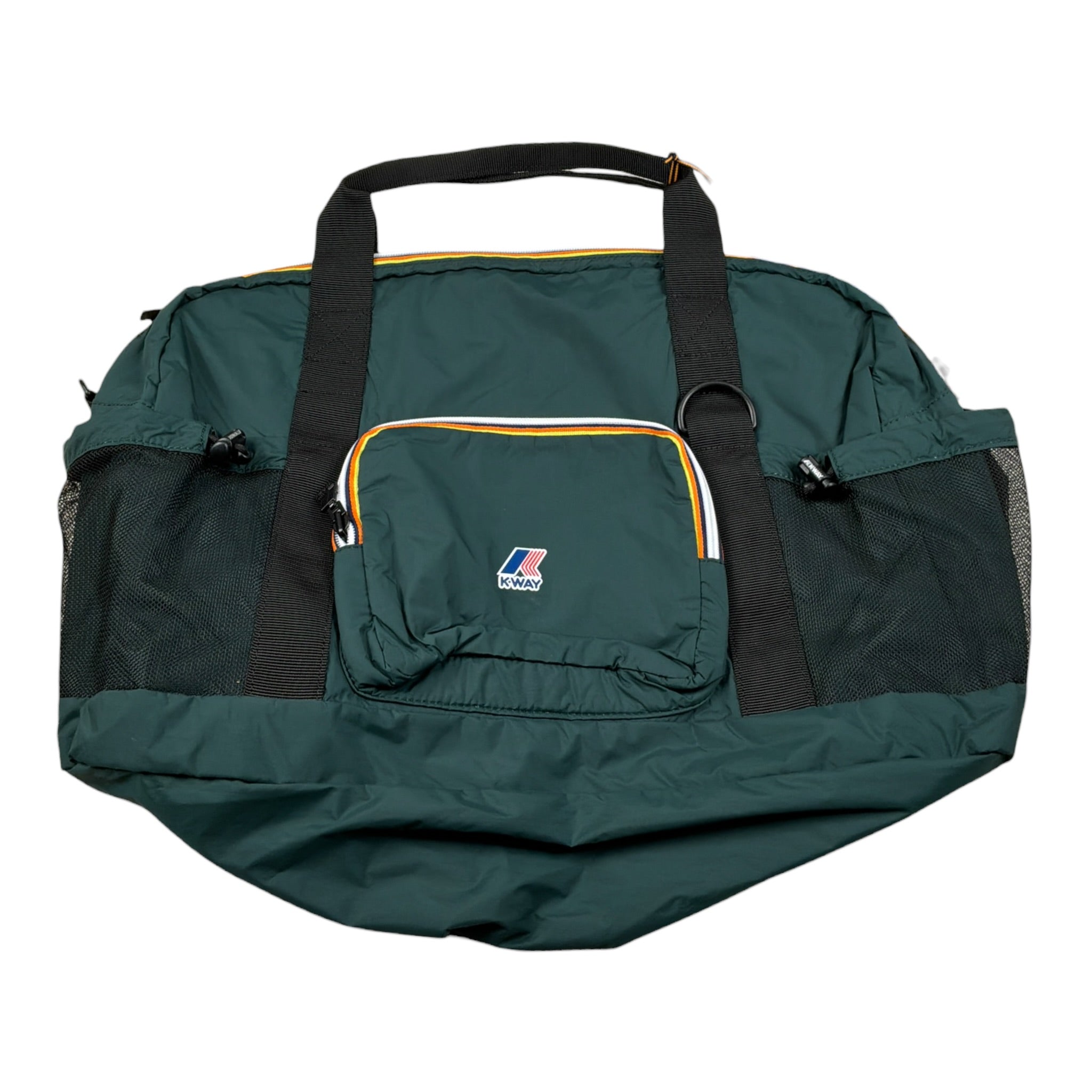 K-Way Borsone tinta unita con Logo Verde per Bambina K5135QW VERDE K-WAY 