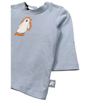 K-Way Shirt Girocollo tinta unita con Stampa Azzurro per Neonato K5146IW AZZURRO K-WAY 