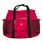 K-Way Borsone tinta unita con Stampa Logo Fuxia per Bambina K51489W FUXIA K-WAY 