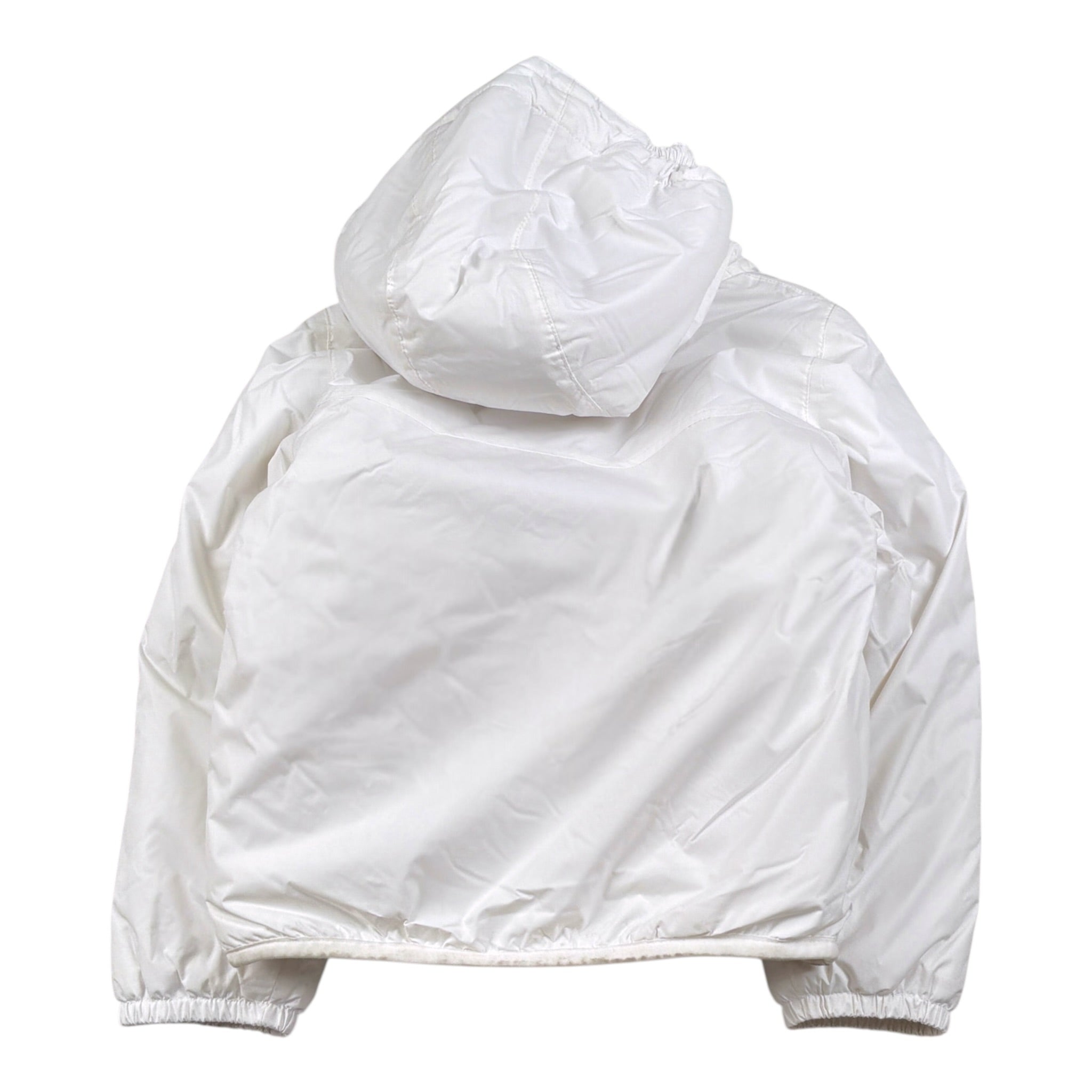 K-Way Giubbino tinta unita con Cappuccio In Contrasto Bianco per Bambina K61157WJ BIANCO K-WAY 