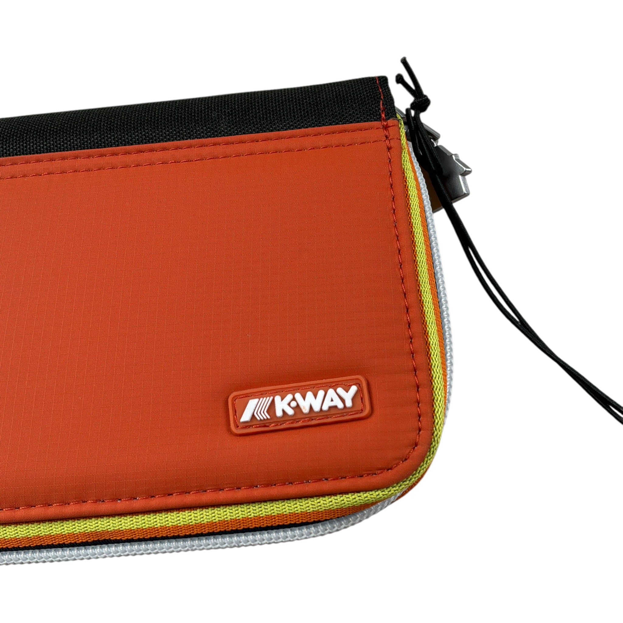 K-Way Portafogli tinta unita con Logo Arancione per Bambina K6116IW ARANCIONE K-WAY 