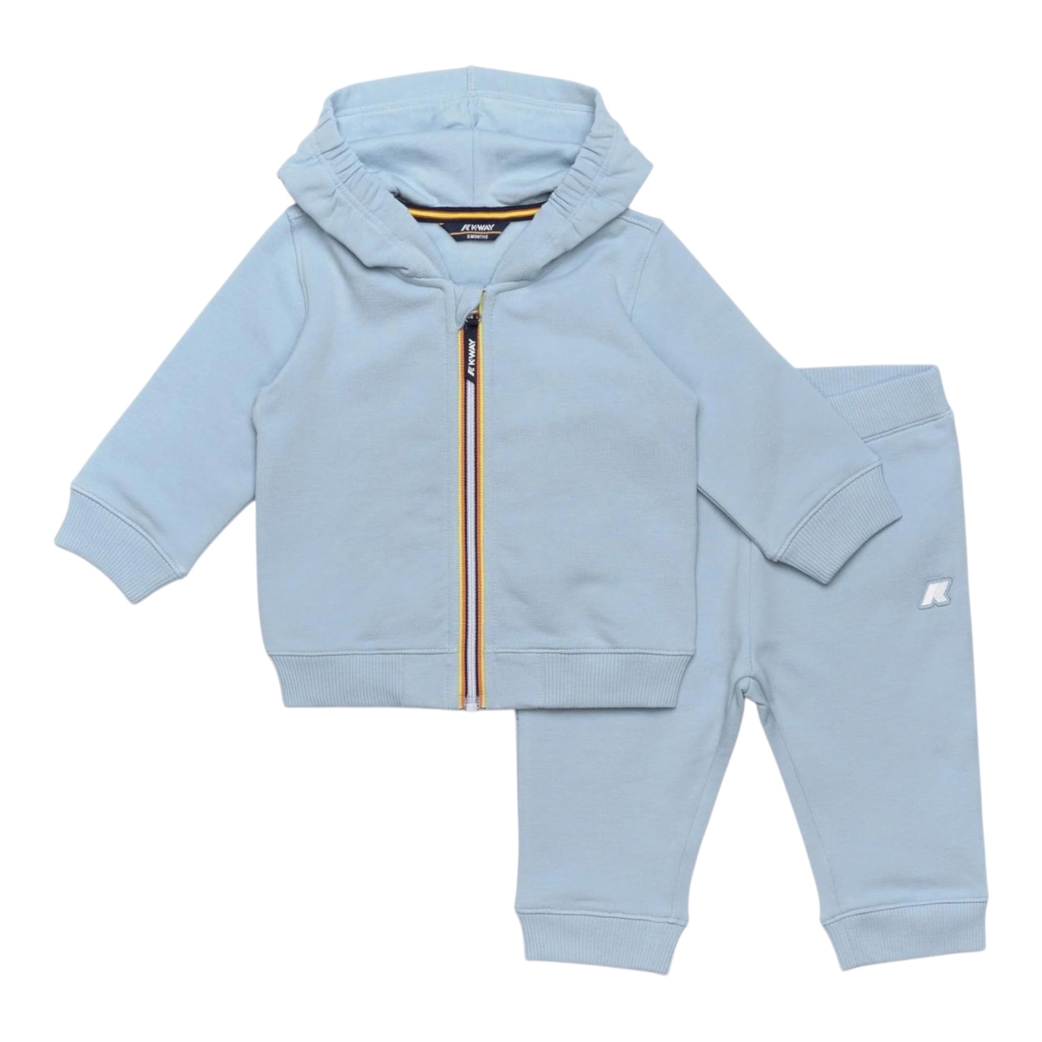 K-Way Completo 2 Pezzi Felpa-Pantaloni Azzurro per Neonato K6123VWXX AZZURRO K-WAY 