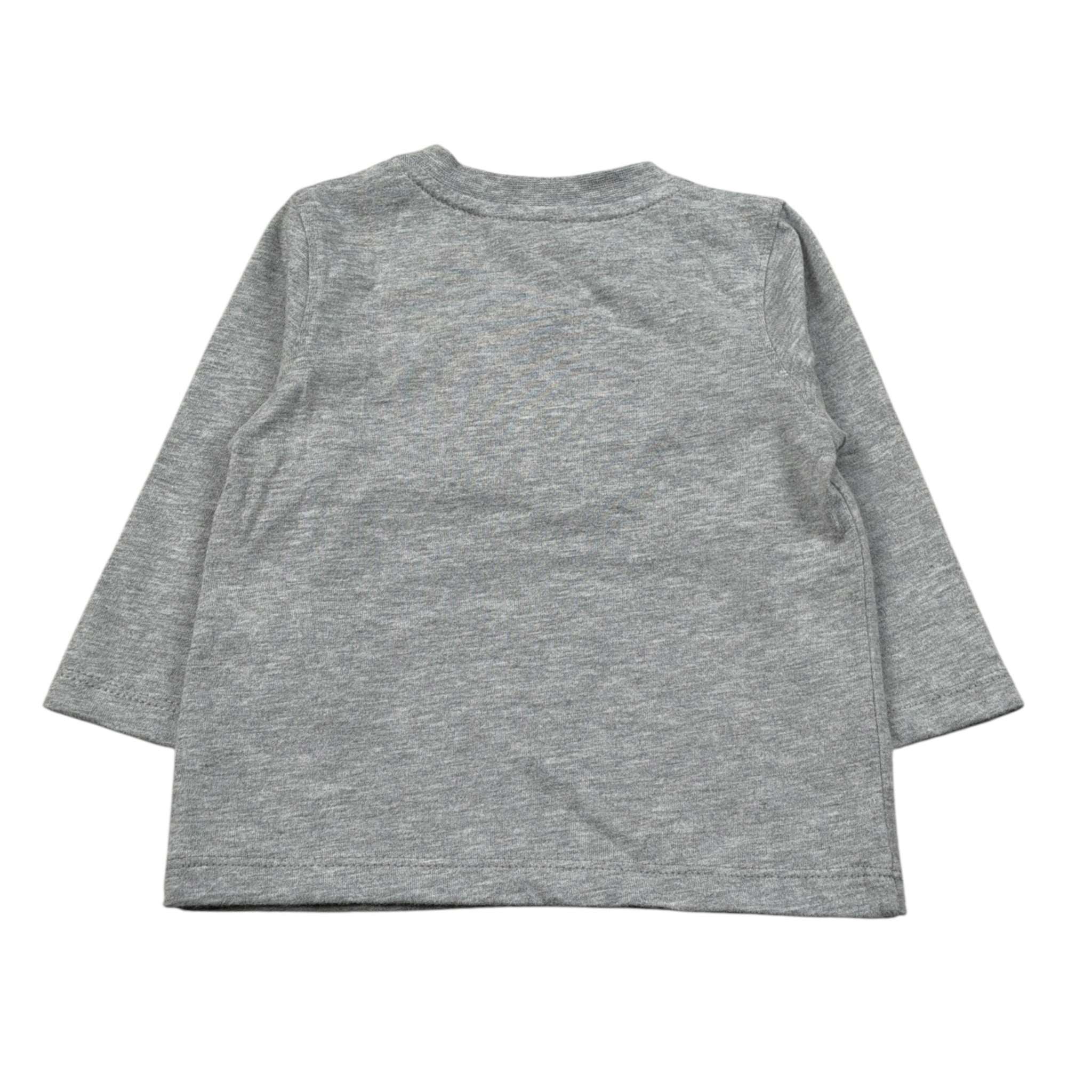 K-Way Shirt Girocollo tinta unita con Stampa Grigio per Neonato K6123WW GRIGIO K-WAY 