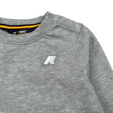 K-Way Shirt Girocollo tinta unita con Stampa Grigio per Neonato K6123WW GRIGIO K-WAY 