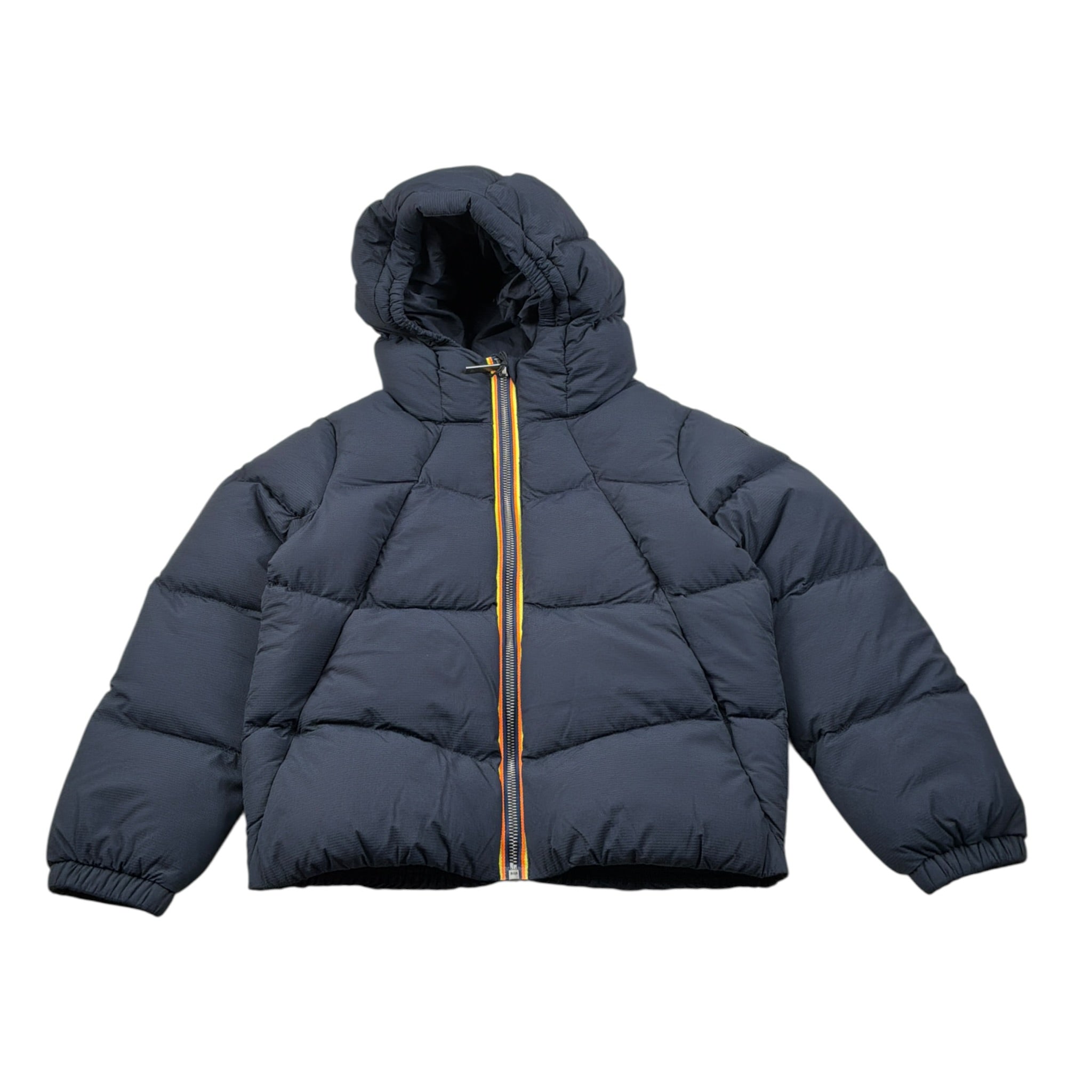 K-Way Giubbino tinta unita con Cappuccio Blu per Bambino K6135NW BLU K-WAY 