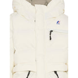 K-Way Giubbino tinta unita con Cappuccio Panna per Bambino K6141CWX PANNA K-WAY 
