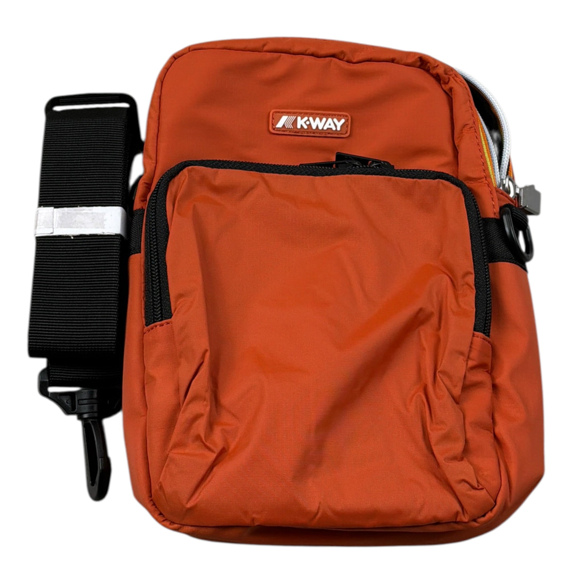 K-Way Borsello tinta unita con Logo E Tracolla Arancione per Bambino K7116VW ARANCIONE K-WAY 