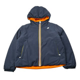 K-Way Giubbino Reversibile Bicolore Arancione/Blu per Bambino K71337W ARANCIONE/BLU K-WAY 