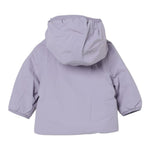 K-Way Giubbino Reversibile Bicolore con Zip E Cappuccio Lilla/Viola per Neonata K71338W LILLA/VIOLA K-WAY 