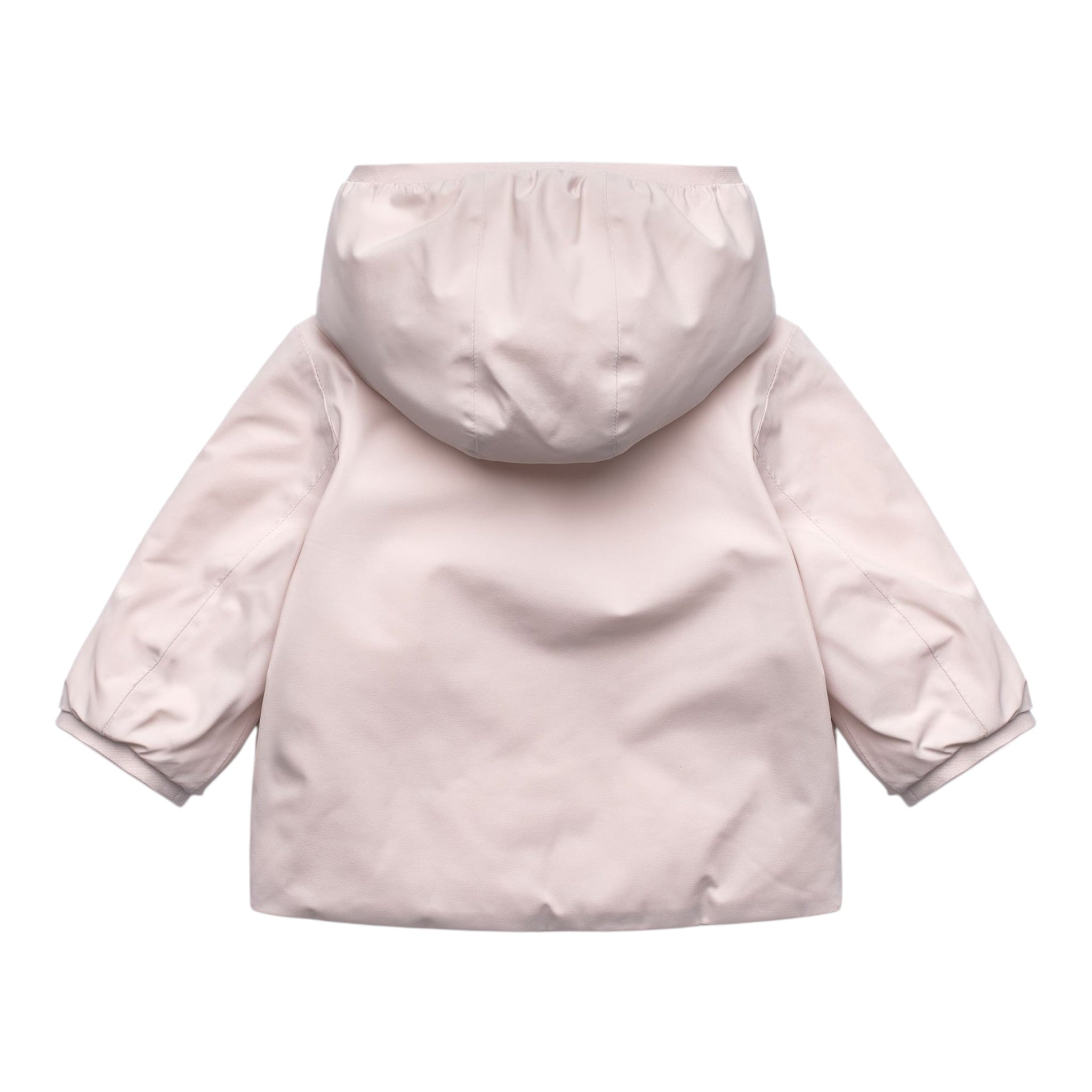 K-Way Giubbino Reversibile Bicolore con Zip E Cappuccio Bianco/Rosa per Neonata K71338WX BAINCO/ROSA K-WAY 