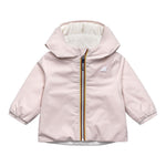 K-Way Giubbino Reversibile Bicolore con Zip E Cappuccio Bianco/Rosa per Neonata K71338WX BAINCO/ROSA K-WAY 