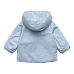 K-Way Giubbino Reversibile Bicolore con Zip E Cappuccio Azzurro/Bianco per Neonato K71338WXX AZZURRO/BIANCO K-WAY 