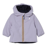 K-Way Giubbino Reversibile Bicolore con Zip E Cappuccio Lilla/Blu per Neonato K71338WXX LILLA/BLU K-WAY 
