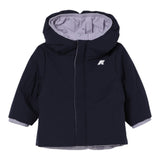 K-Way Giubbino Reversibile Bicolore con Zip E Cappuccio Lilla/Blu per Neonato K71338WXX LILLA/BLU K-WAY 