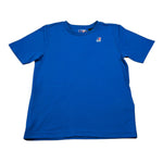K-Way T-Shirt Girocollo tinta unita con Logo Cobalto per Bambino K7133YWO COBALTO K-WAY 