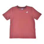 K-Way T-Shirt Girocollo tinta unita con Logo Bordeuax per Bambino K7133YWOXX BORDEAUX K-WAY 