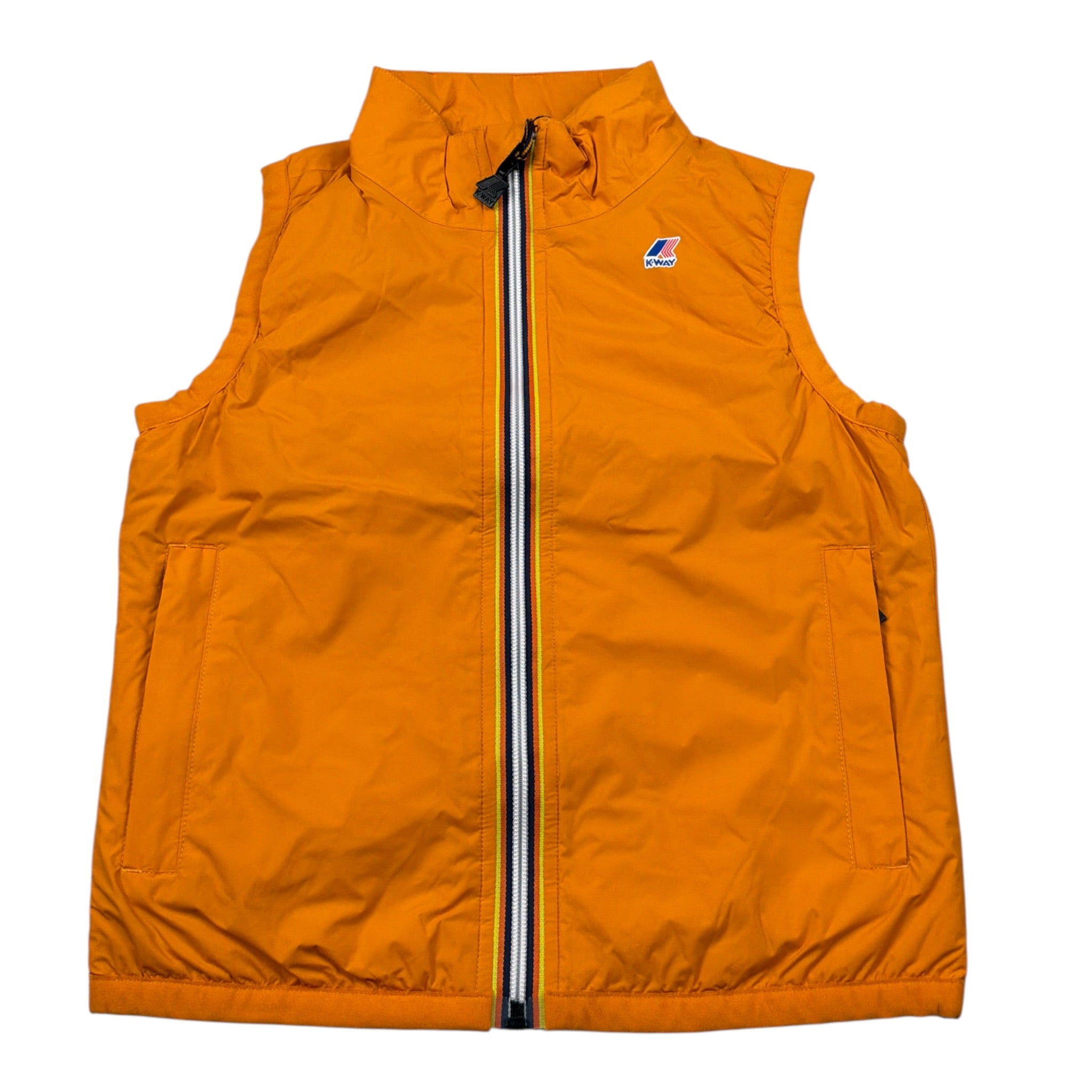 K-Way Smanicato tinta unita con Logo Arancione per Bambino K7141GW ARANCIONE K-WAY 