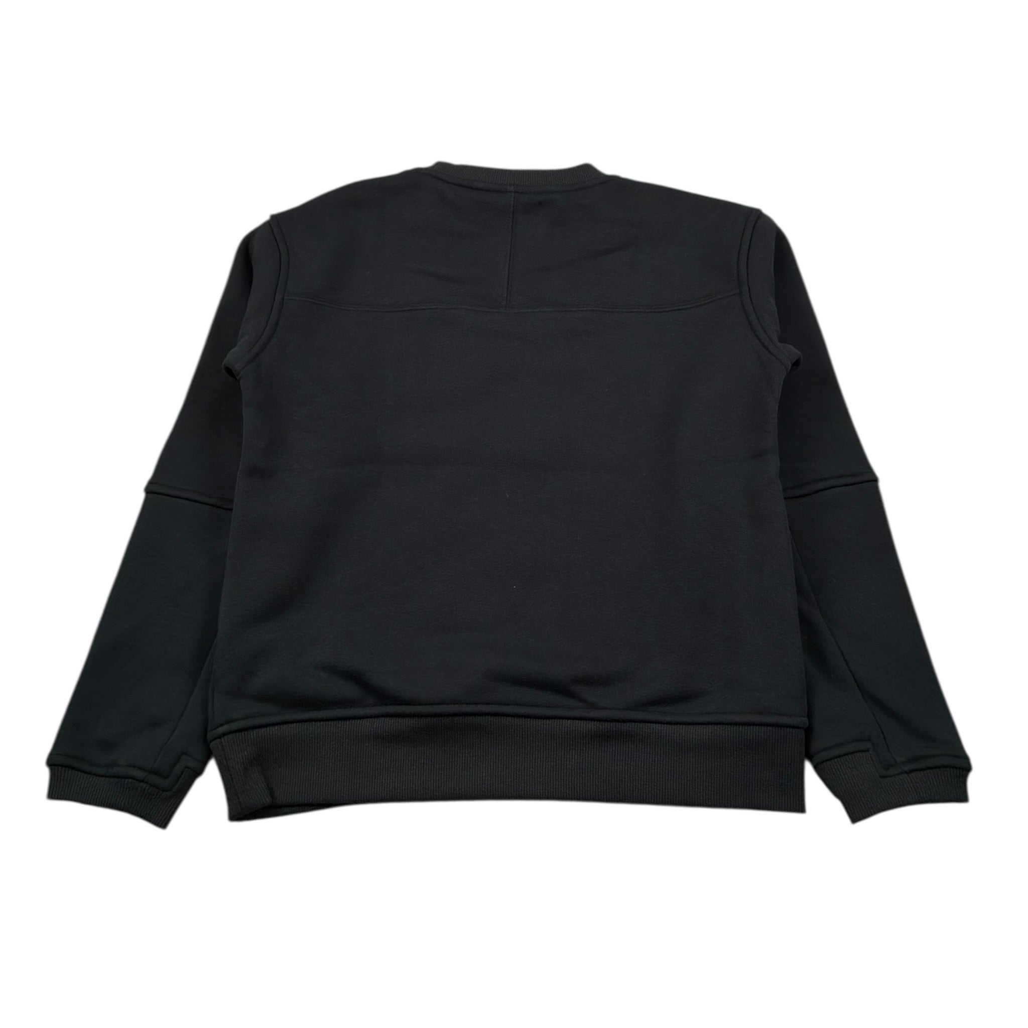 K-Way Felpa tinta unita Girocollo con Logo Nero per Bambina K7141TW NERO K-WAY 