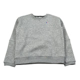 K-Way Felpa tinta unita Girocollo con Logo Grigio per Bambino K7141TWX GRIGIO K-WAY 