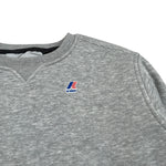 K-Way Felpa tinta unita Girocollo con Logo Grigio per Bambino K7141TWX GRIGIO K-WAY 