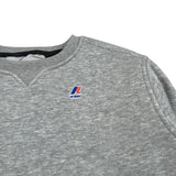 K-Way Felpa tinta unita Girocollo con Logo Grigio per Bambino K7141TWX GRIGIO K-WAY 