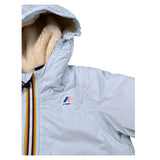 K-Way Giubbino tinta unita con Zip E Cappuccio Azzurro per Neonato K7142RWX AZZURRO K-WAY 