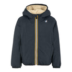 K-Way Giubbino tinta unita con Zip E Cappuccio Blu per Neonato K7142RWX BLU K-WAY 