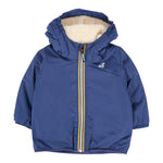 K-Way Giubbino tinta unita con Zip E Cappuccio Cobalto per Neonato K7142RWX COBALTO K-WAY 