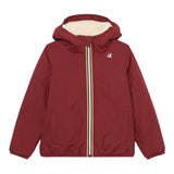 K-Way Giubbino tinta unita con Zip E Cappuccio Rosso per Neonato K7142RWX ROSSO K-WAY 