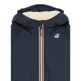 K-Way Giubbino tinta unita con Zip E Cappuccio Blu per Neonato K7142RWXX BLU K-WAY 