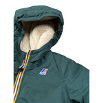 K-Way Giubbino tinta unita con Zip E Cappuccio Verde per Neonato K7142RWXXX VERDE K-WAY 