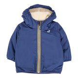 K-Way Giubbino tinta unita con Zip E Cappuccio Blu per Neonato K7142RWXXXX BLU K-WAY 